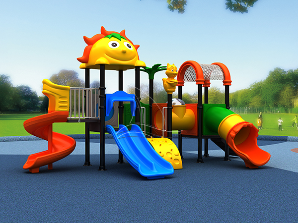 Beautiful-outdoor-slide-playground-equipment