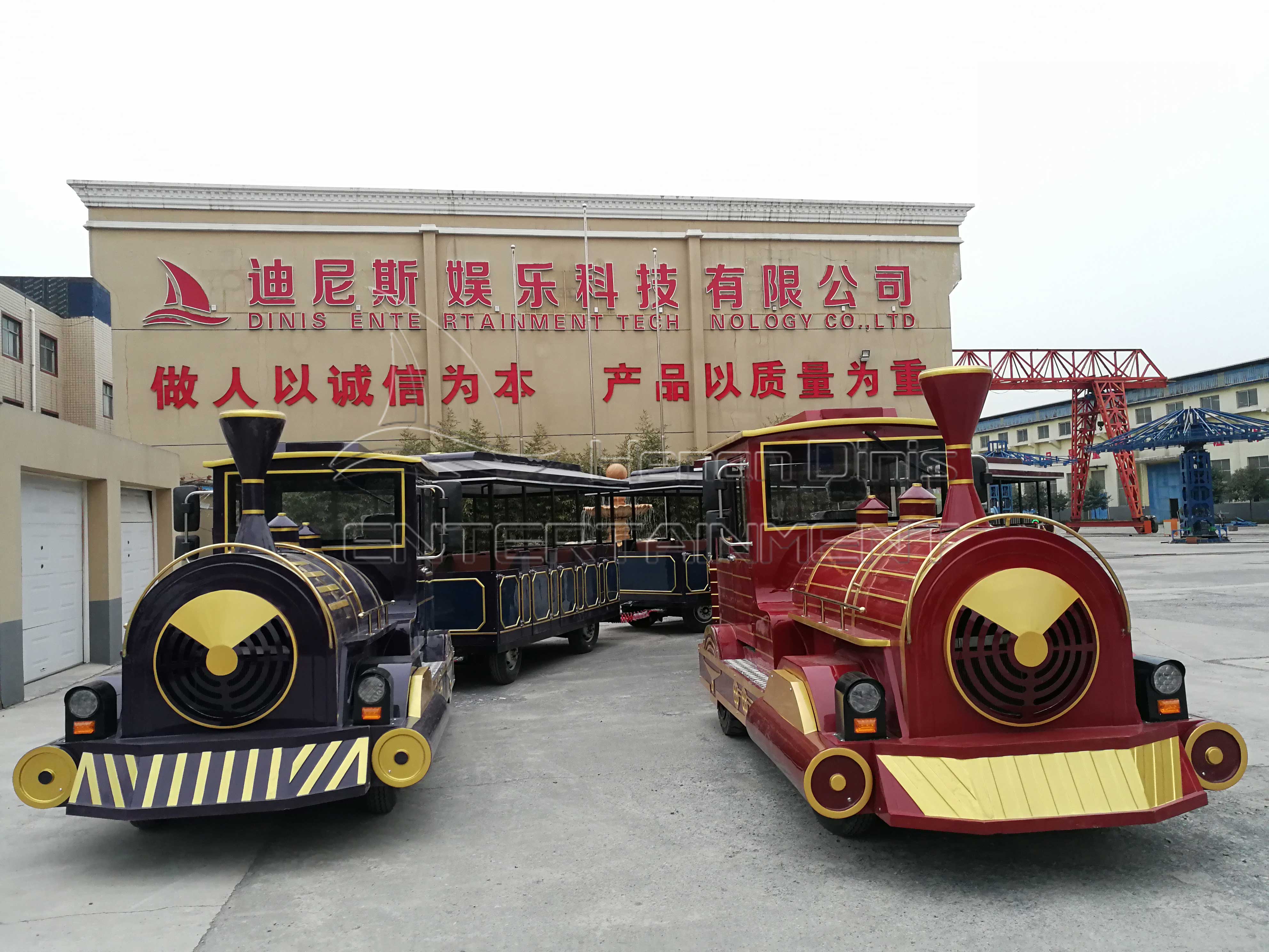 Large Tourist Trackless Train