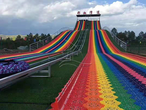 Wave Rainbow Dry Snow Slope Slide (1)