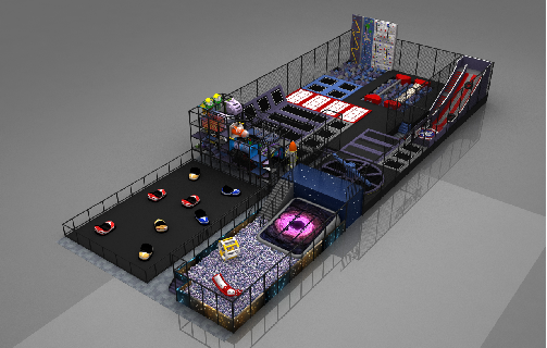 Hot Selling Indoor Trampoline Park For Sale in Algeria