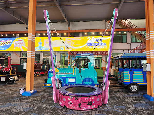 Pink Guitar Trampoline Bungee